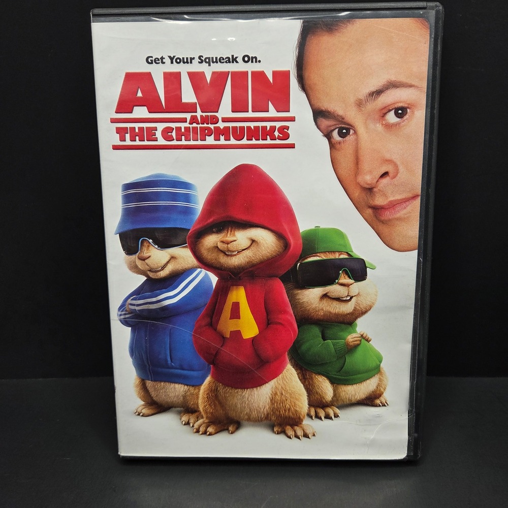 Alvin and the Chipmunks DVD 2007 Live Action Family Comedy